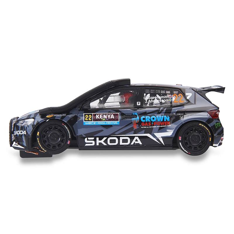 Scalextric Classic Coche Skoda Fabia RS Rally2 - Greensmith - Kenya '25 1:32 - Imagen 1