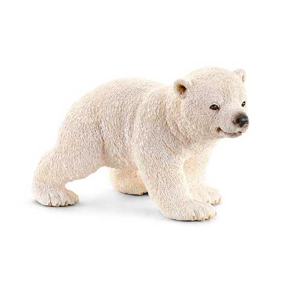 Schleich 14708 Figura Bebê Urso Polar Correndo - Imagem 1