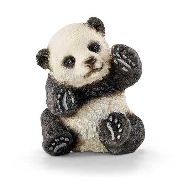 Schleich 14734 Figura Filhote de Urso Panda Jogando - Imagem 1