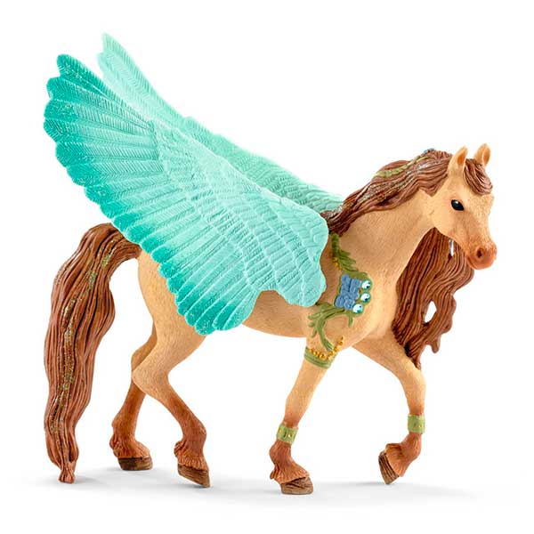 Schleich 70574 Figura Cavalo Pegasus Jóia Garanhão - Imagem 1