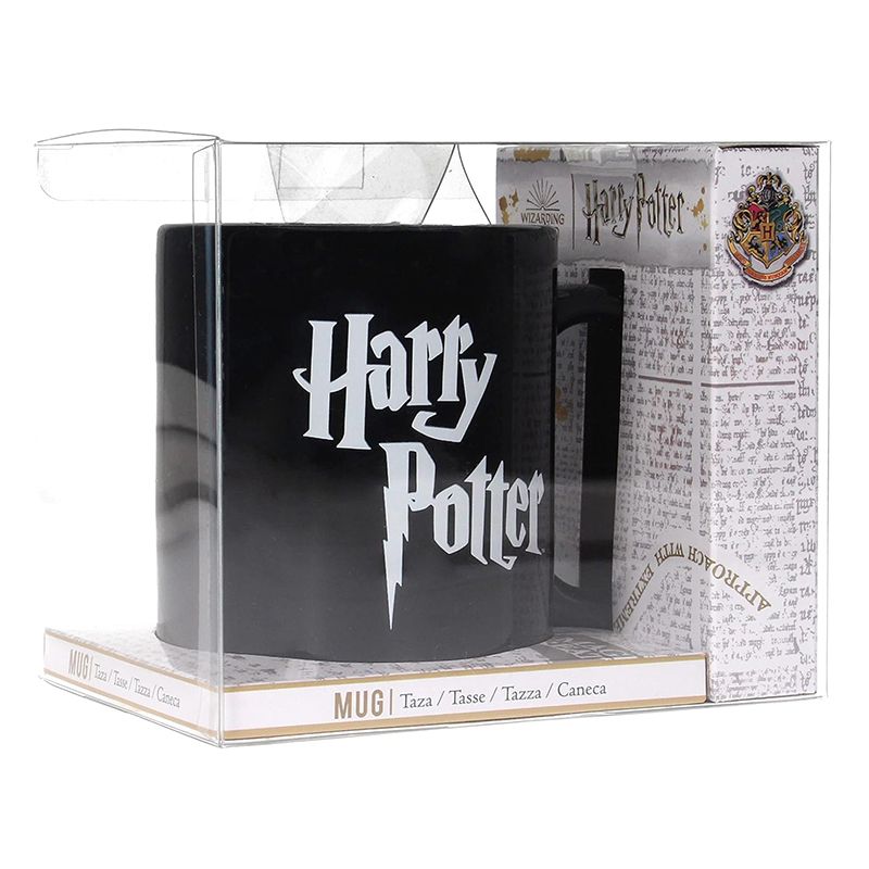 Harry Potter Taza Negra de Cerámica - Imagen 1
