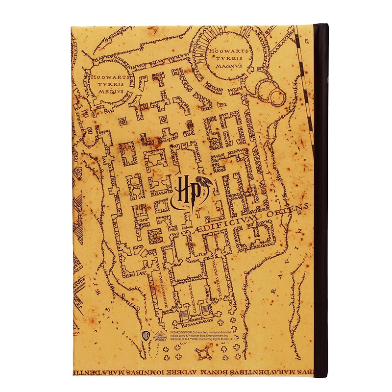 Harry Potter Cuaderno Luminoso Mapa Merodeador - Imagen 1