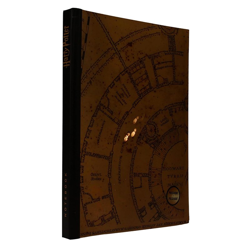 Harry Potter Cuaderno Luminoso Mapa Merodeador - Imagen 2