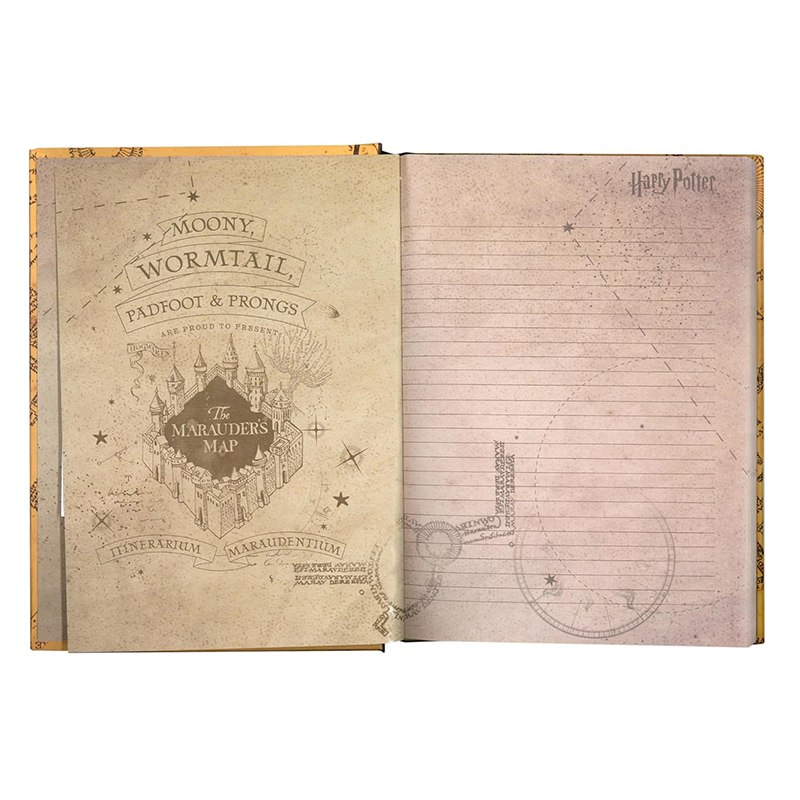 Harry Potter Cuaderno Luminoso Mapa Merodeador - Imagen 4