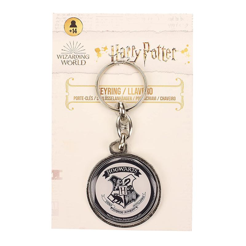 Harry Potter Llavero Redondo Escudo Hogwarts - Imagen 2