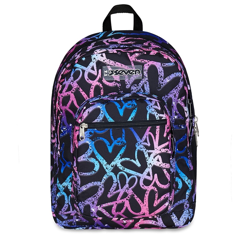 Mochila Seven Freethink Backpack Corações 44cm