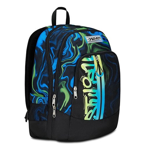 Mochila Seven Advance Aguas Azules com Wireless Speaker 43 cm - Imagem 1