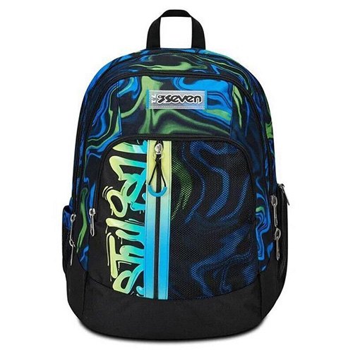 Mochila Seven Advance Aguas Azules con Altavoz 43cm - Imagen 