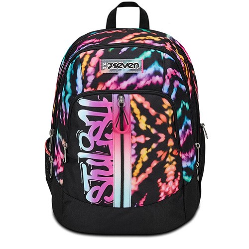 Mochila Seven Advance Tie Dye com Wireless Speaker 43cm - Imagem 1