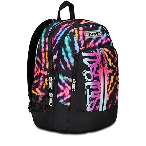 Mochila Seven Advance Tie Dye com Wireless Speaker 43cm - Imagem 