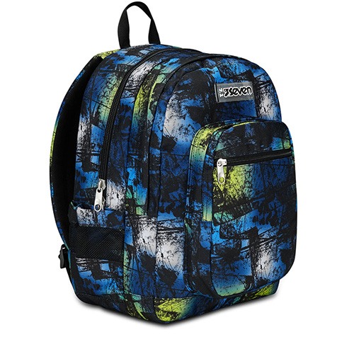 Mochila Seven Freethink Azul USB 44cm - Imatge 