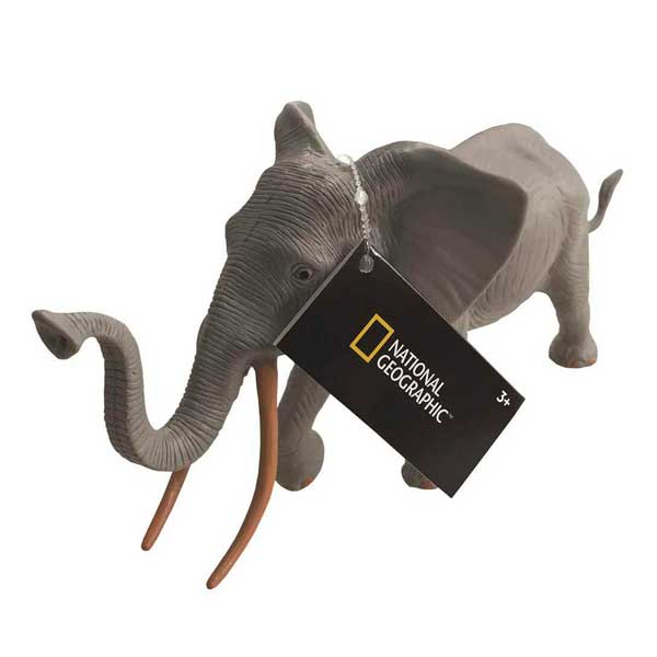 National Geographic Figura Elefante 30 cm - Imagen 1