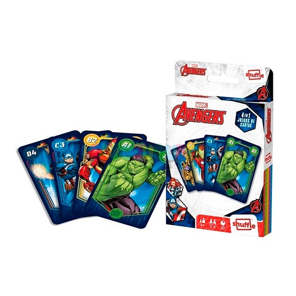 Marvel Card Game Shuffle Vingadores - Imagem 1