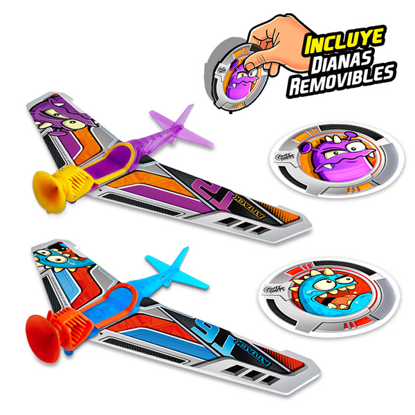 Aviones con Lanzador Crazy Darts - Imagen 1