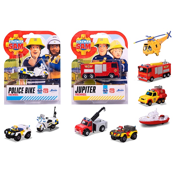 Pulsera de silicona Sam de bombero para niños, juguetes de figuras