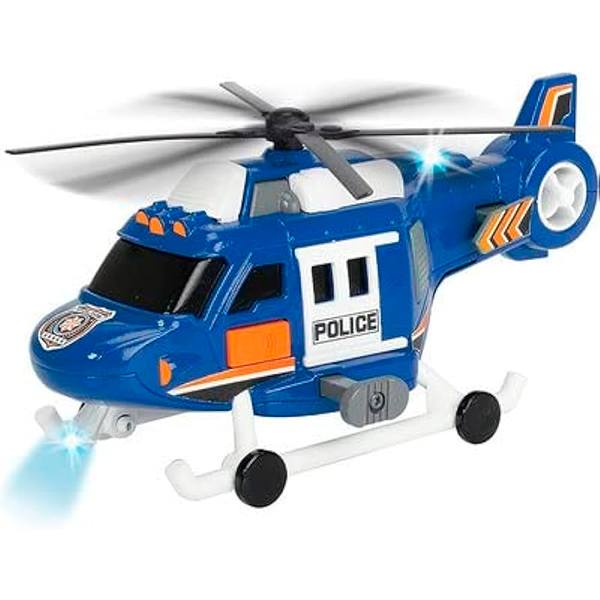 Dickie Helicopter Police Lights and Sounds 18cm - Imagem 1