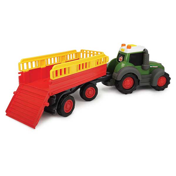Dickie Tractor Infantil Fendt con Animal 30cm - Imagen 1