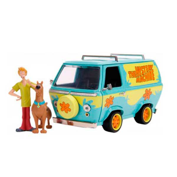Scooby Doo Furgoneta Mistery Machine 1:24 con figuras - Imagen 1
