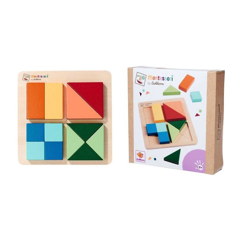 Puzzle Formas de Madeira Montessori