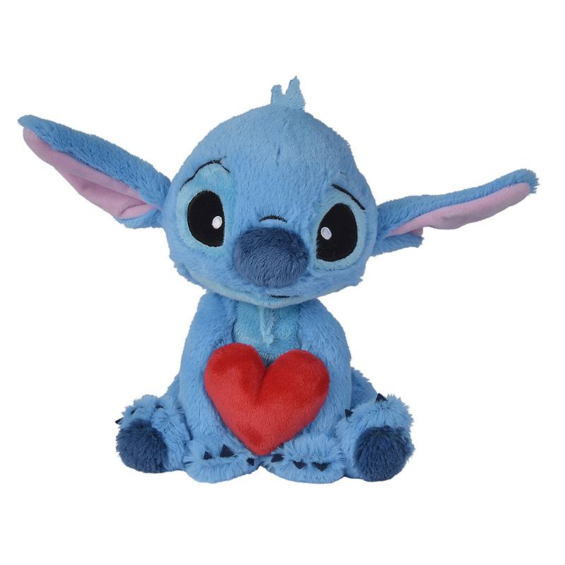 Peluche Stitch con corazón 25 cm