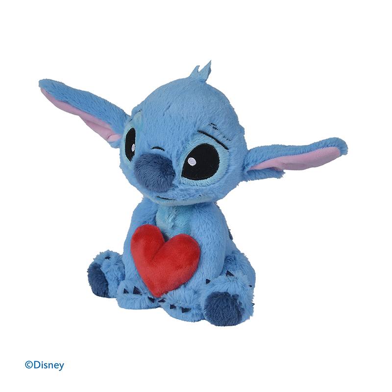Peluche Stitch con corazón 25 cm - Imagen 1