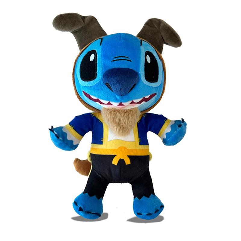 Peluche Stitch disfraz Bestia 25cm