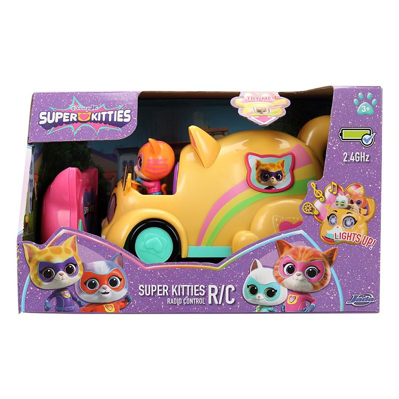 Coche RC SuperKitties con luz y sonido 17 cm - Imagen 1