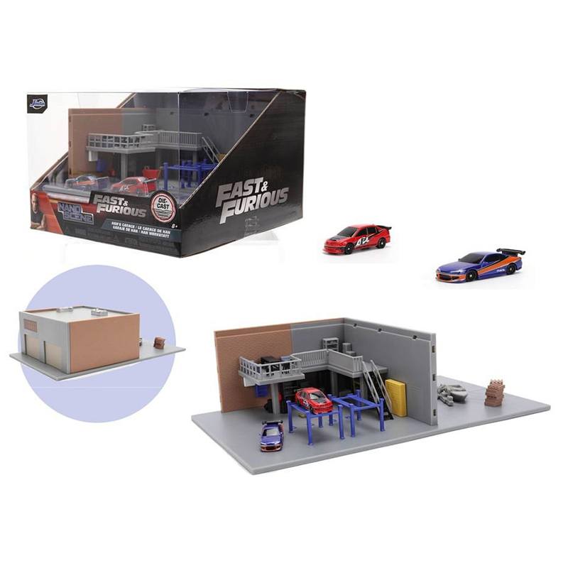 Fast and Furious Nano Escenario Garaje de Han