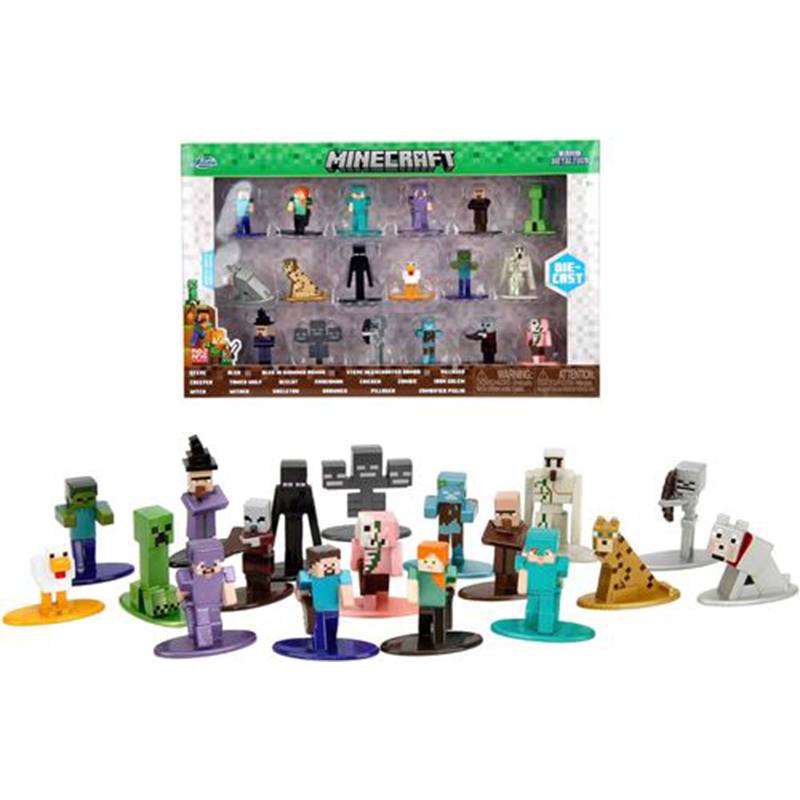 Set nanofiguras Minecraft 4 cm W13