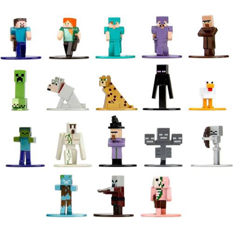 Set nanofiguras Minecraft 4 cm W13 - Imagen 1