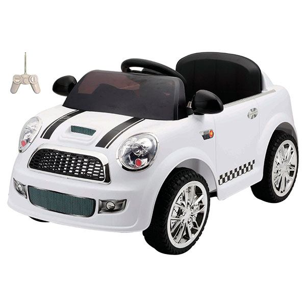 Cotxe Baby Car Blanc 6V i R/C - Imatge 1