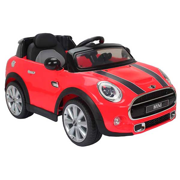 Coche Eléctrico Infantil Mini Cooper S Rojo 6V - Imagen 1