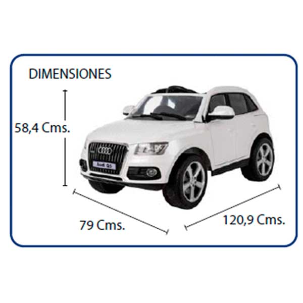 Coche Eléctrico Infantil Audi Q5 Rojo 12V - Imagen 2