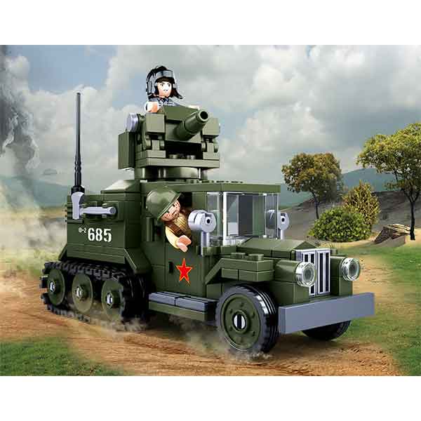 Sluban Modelo da Segunda Guerra Mundial Caminhão Tanque - Imagem 1