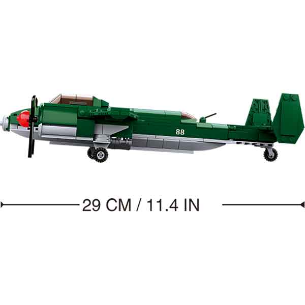 Sluban Modelo da Segunda Guerra Mundial Avião Militar - Imagem 2