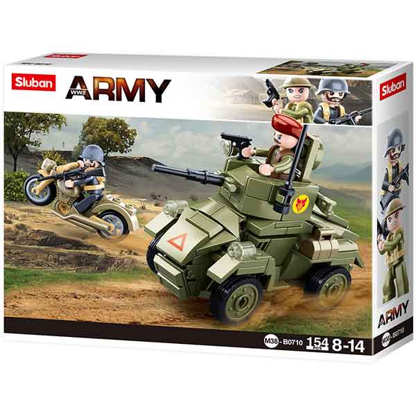 Maqueta Army-Tanc i Moto - Imatge 1