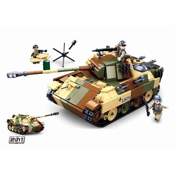 Sluban Modelo do exército Tanque de Camuflagem - Imagem 1