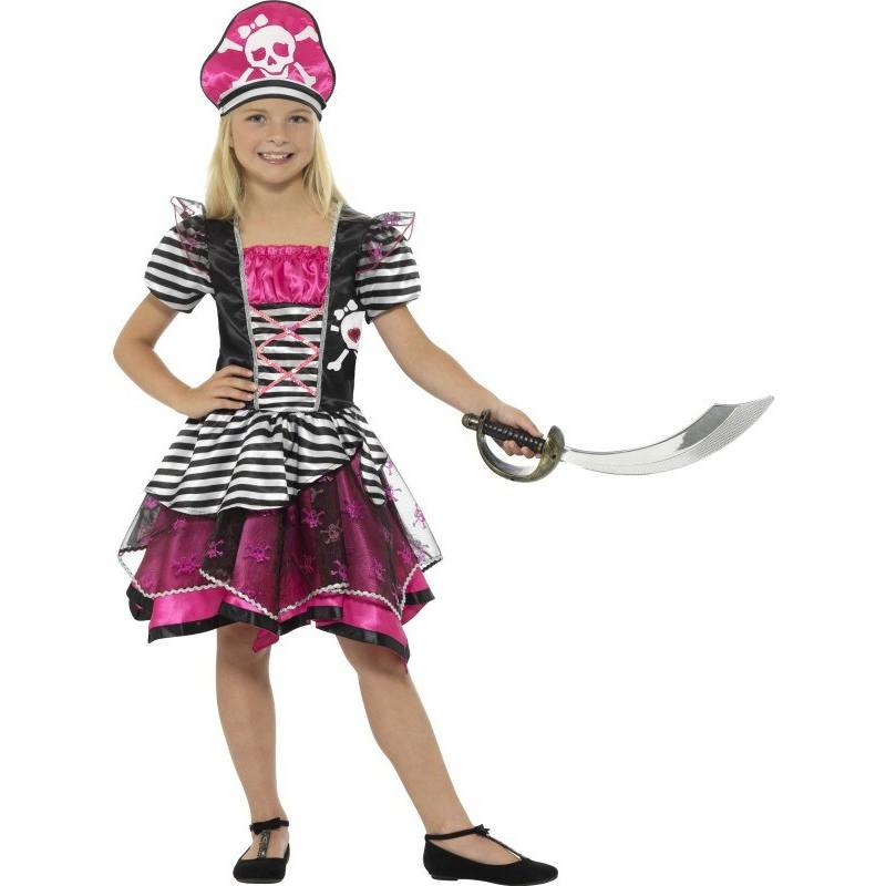 Disfressa Pirata Rosa 10-12 Anys