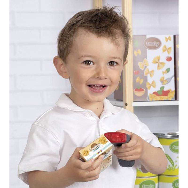 Smoby Caja Registradora electrónica - Supermercado comestibles - Imagen 4