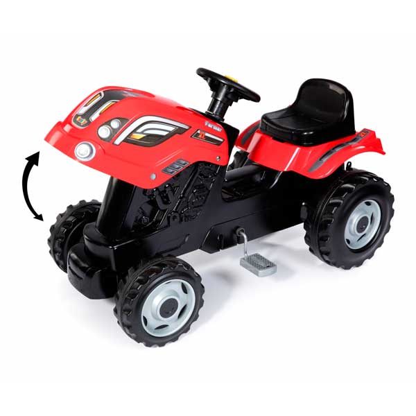 Tractor a pedales Farmer XL Rojo con Remolque de Smoby (710108) - Imagen 2