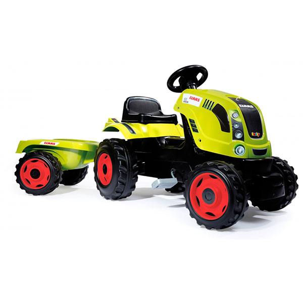 Tractor a pedales Claas Farmer XL con Remolque de Smoby (710114) - Imagen 1