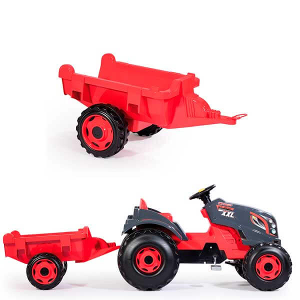 Tractor a pedales Stronger XXL con Remolque de Smoby (710200) - Imatge 3