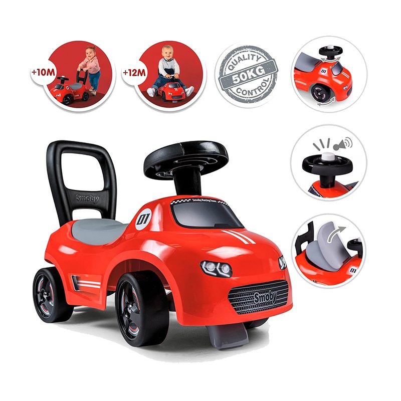 Correpasillos Evolutivo Coche Rojo - Imagen 2