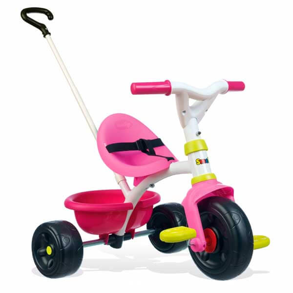 Triciclo Bebé Be Fun Rosa de Smoby (740322) - Imagen 1