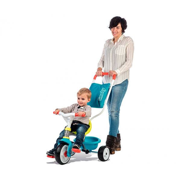 Triciclo de bebê Be Move Confort Azul a Roda Silenciosa do Smoby (740401) - Imagem 1