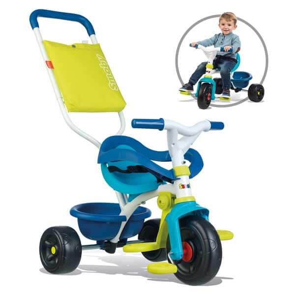 Triciclo de bebê Be Fun Comfort Azul do Smoby (740405) - Imagem 1