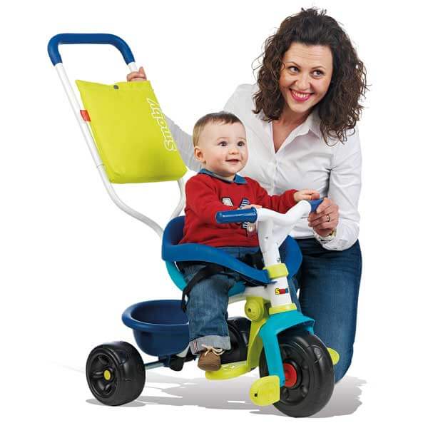 Triciclo de bebê Be Fun Comfort Azul do Smoby (740405) - Imagem 3