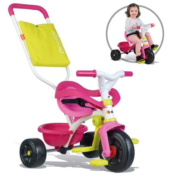 Triciclo Bebé Be Fun Confort Rosa de Smoby (740406) - Imagen 1