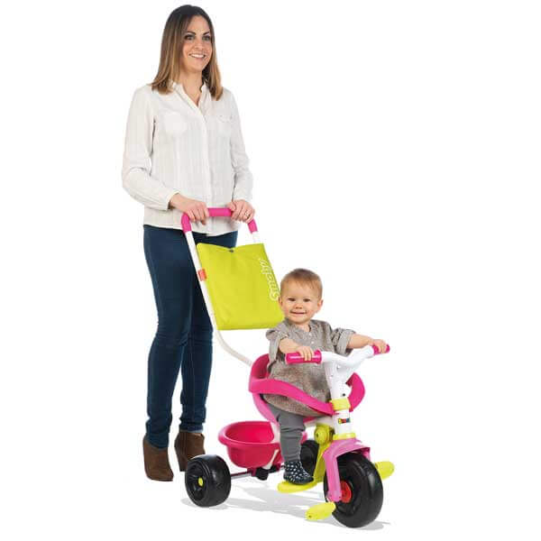 Triciclo de bebê Be Fun Comfort Rosa do Smoby (740406) - Imagem 3