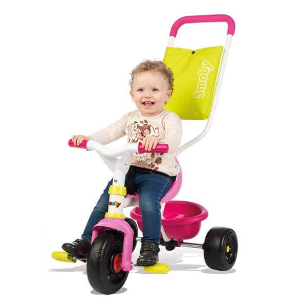 Triciclo de bebê Be Fun Comfort Rosa do Smoby (740406) - Imagem 4
